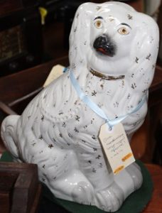 C19th Staffordshire Spaniel Statue