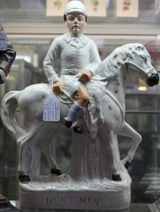 C1860's Staffordshire Flatback Huntsman Figurine