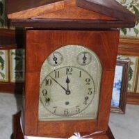 C1920's Blackwood Case Clock