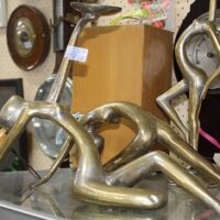 C1970s Nude Metal Sculpture