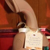 C1970's Tan Erikofon (Ericsson) L.M. Co Telephone