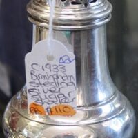 C1933 Birmingham Sterling Silver Sugar Shaker