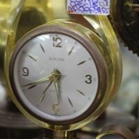 C1960's Europa Lucite Lamp Genie Clock