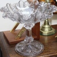 C1891 Davidson English Glass Tazza