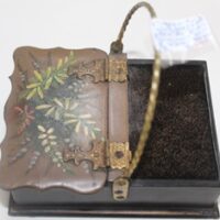 C1890's Papier-mache Pen Nib Holder & Cleaner