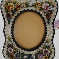C1920's Micro Mosaic Photo Frame