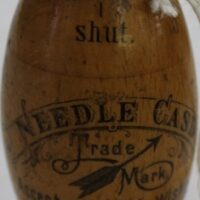 C1890's Treen German Needle Case