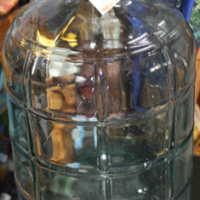 C1960's Italian Glass Bottle
