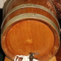 Vintage Oak Port Barrel