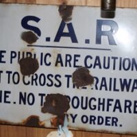 C1930's South Australian Railways (S.A.R.) Enamel Sign