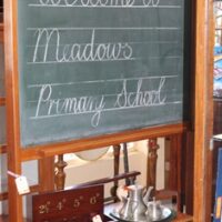 C1930's - 40's School Classroom Blackboard