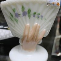 C1890's Milk Glass Vase