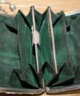 C1906 Birmingham Sterling Silver Finger / Chatelaine Purse