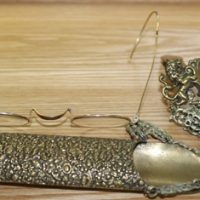 C1890's English Chatelaine Glasses & Case