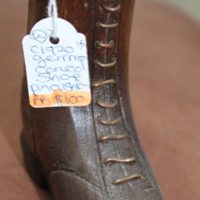 C1920's German Shoe Pin Cushion