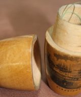 C1890's - 1900's Mauchlineware Needle & Thread Case