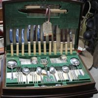 C1930's Bone Handled & EPNS Cutlery Service