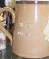 C1888 Silver Wedding Anniversary of Prince Albert Edward Commemorate Mug