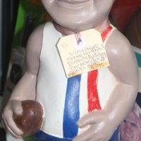 Vintage SANFL Central Districts Bulldogs Garden Statue