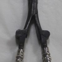 C1900's Sterling Silver Birmingham Folding Hair Curlers